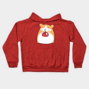 Cherry Hamster Kids Hoodie